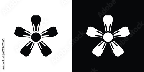 Hypericum icon collection. Flat illustration of vector icon