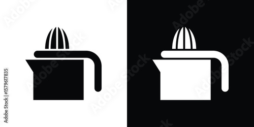 Hand Juicer icon collection. Flat illustration of vector icon