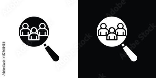 Demographics icon collection. Flat illustration of vector icon