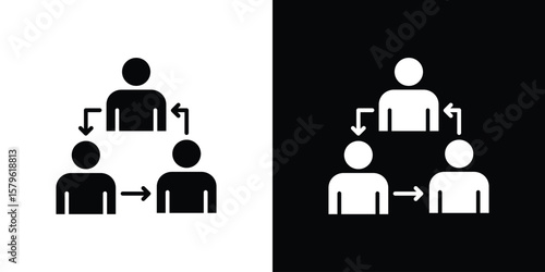 Coordinate icon collection. Flat illustration of vector icon
