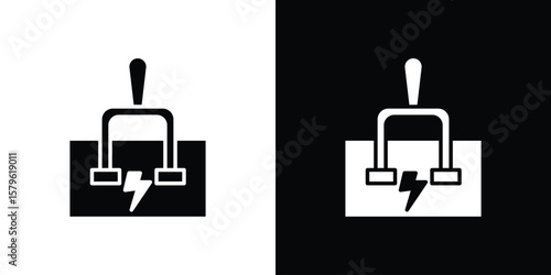 Circuit Breaker icon collection. Flat illustration of vector icon