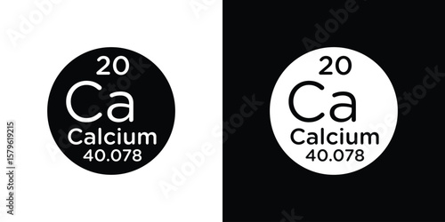 Calcium icon collection. Flat illustration of vector icon
