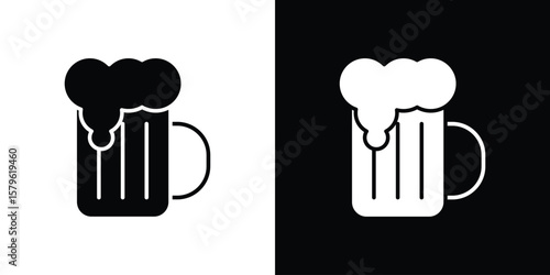 Beer icon collection. Flat illustration of vector icon