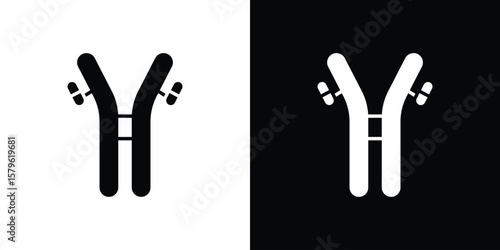 Antibody icon collection. Flat illustration of vector icon