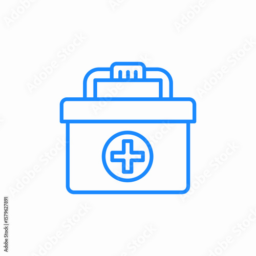 first air kit icon sign vector