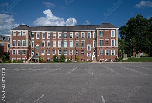 Brick Dormitory on a College Campus