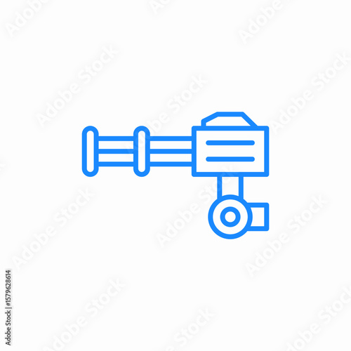 telescopic sight icon sign vector