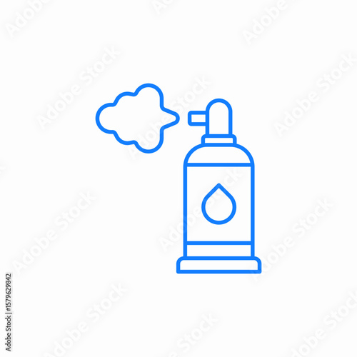 aerosols gas icon sign vector