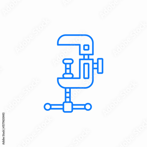 machinery tool icon sign vector