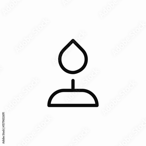 candle light icon sign vector