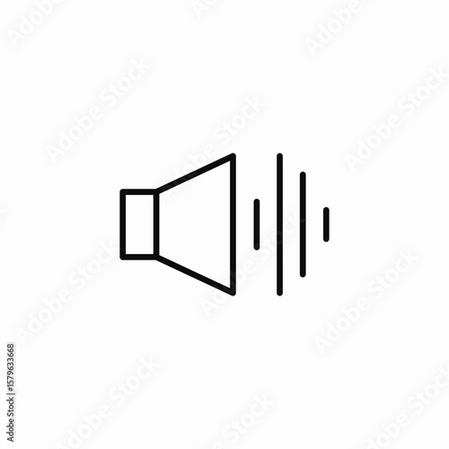 voice sound echo icon sign vector