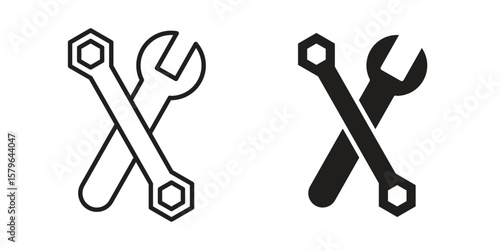 Tools icon vector modern flat and stroke designs