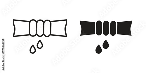Squeeze icon vector modern flat and stroke designs