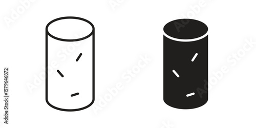 Cork wine icon vector modern flat and stroke designs