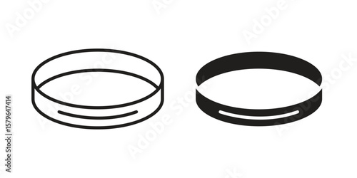 Bracelet icon vector modern flat and stroke designs