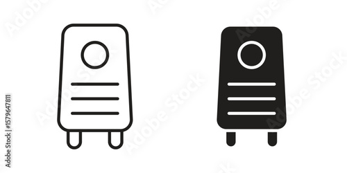 Air purifier icon vector modern flat and stroke designs