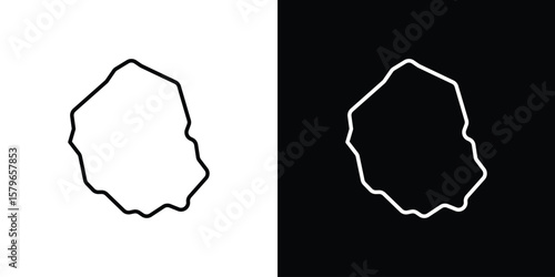 Poland icon in trendy stroke liner style. Set of Website icon vector.