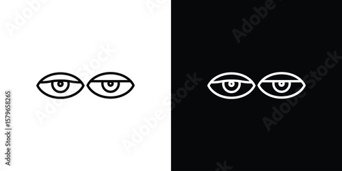 Myasthenia gravis icon in trendy stroke liner style. Set of Website icon vector.