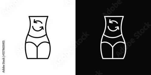 Metabolism icon in trendy stroke liner style. Set of Website icon vector.