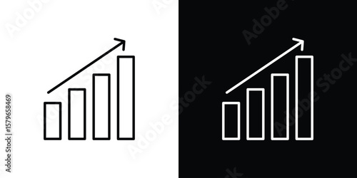 Marketing strategy icon in trendy stroke liner style. Set of Website icon vector.