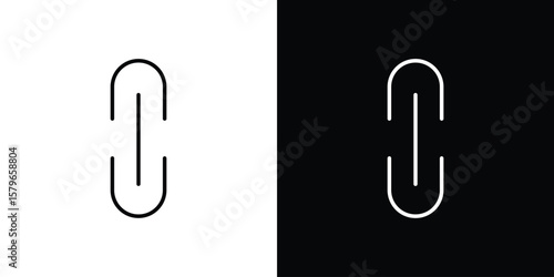 Link icon in trendy stroke liner style. Set of Website icon vector.