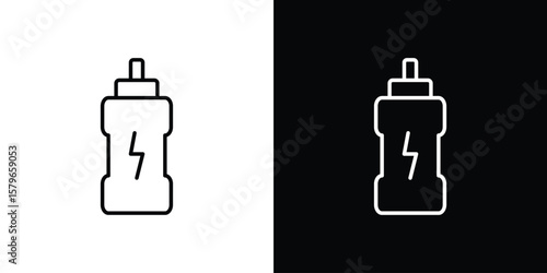Isotonic icon in trendy stroke liner style. Set of Website icon vector.