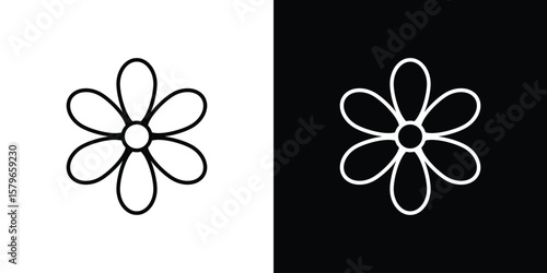 Hypericum icon in trendy stroke liner style. Set of Website icon vector.