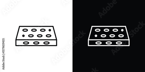 Halva icon in trendy stroke liner style. Set of Website icon vector.