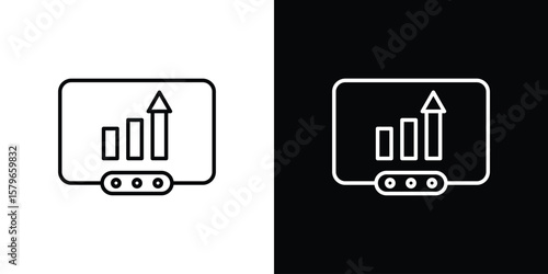 Equity derivatives icon in trendy stroke liner style. Set of Website icon vector.