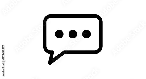 Speech Bubble Solid Icon