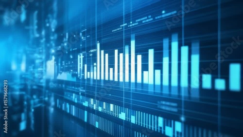 Wallpaper Mural Technological Data Chart Dynamic Display Torontodigital.ca