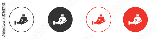 Inheritance law icon symbol. Simple, flat design for web or mobile app. Minimal Vector illustration logotype.