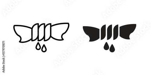 Squeeze icon concept. pixel perfect linear ui icon.