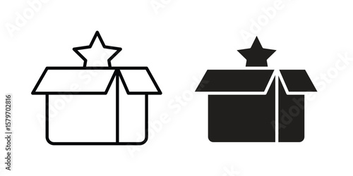 New product icon concept. pixel perfect linear ui icon.