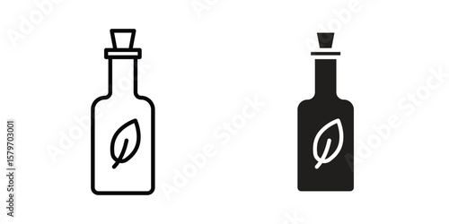 Massage oil icon concept. pixel perfect linear ui icon.