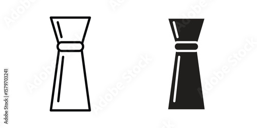 Jigger icon concept. pixel perfect linear ui icon.