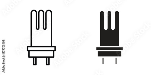 Heating element icon concept. pixel perfect linear ui icon.