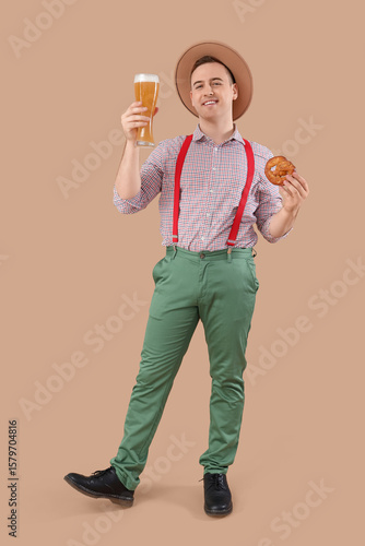 Handsome young happy man in...