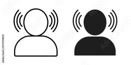 Brand awareness icon concept. pixel perfect linear ui icon.