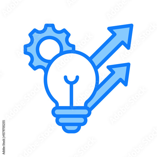 Develop blue icon 