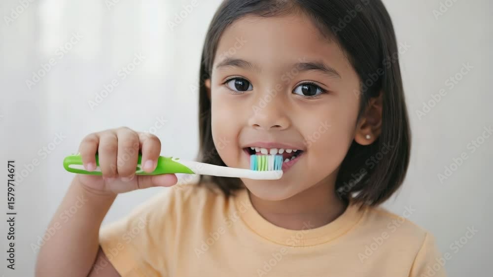 girl brushing her teeth close-up motion.ai girl brushing her teeth close-up motion.ai