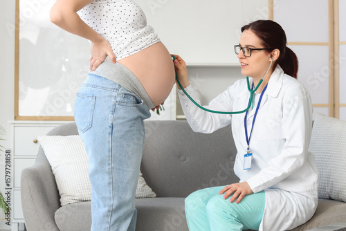 Female doctor with stethosc...