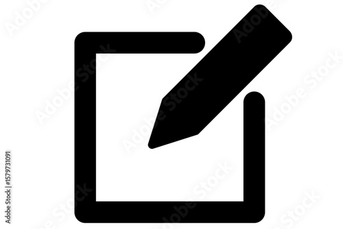 編集をイメージしたシンプルなアイコン