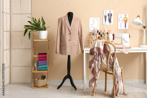 Fashion designer's studio w...