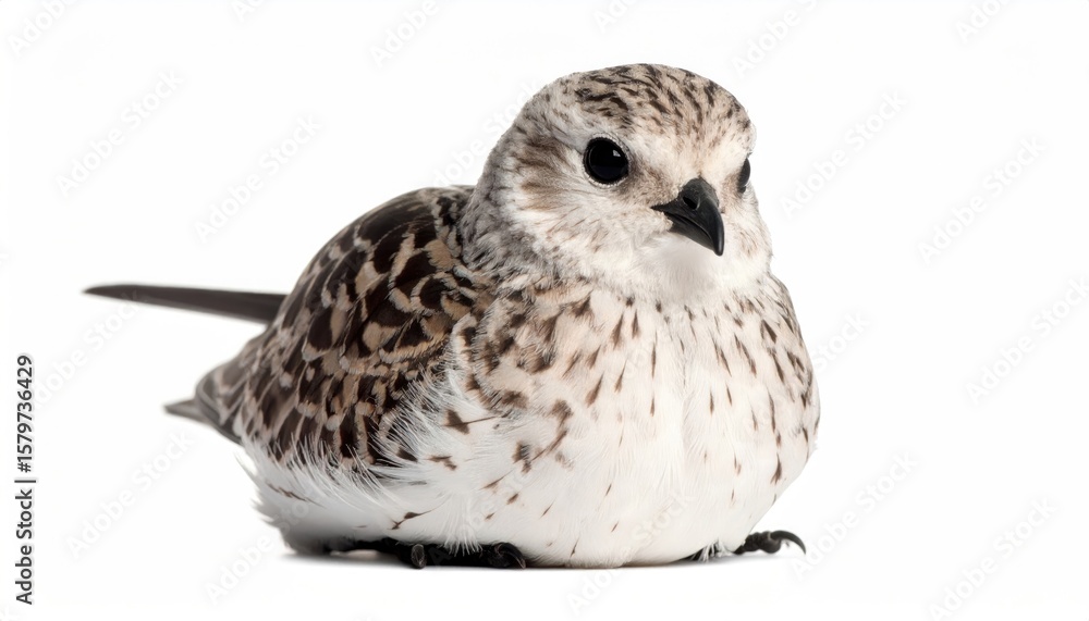 Fototapeta premium Small bird with mottled plumage