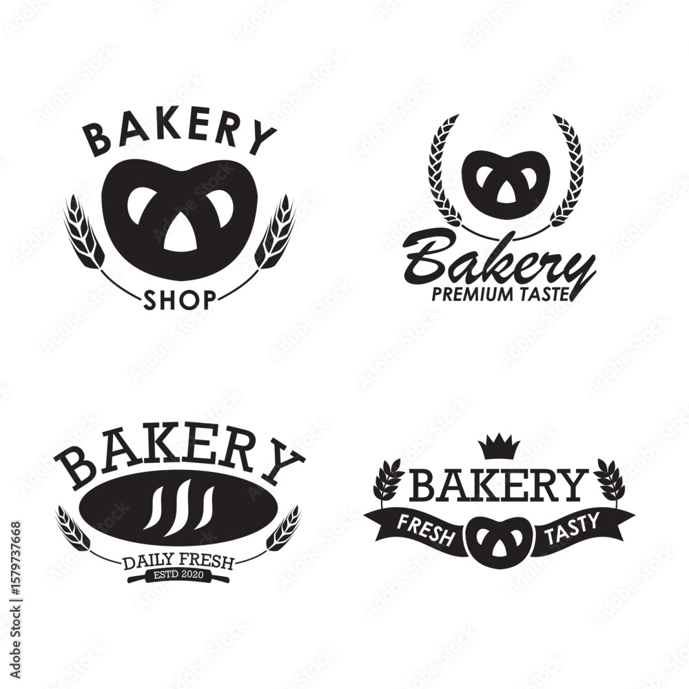 Fototapeta premium Bakery logo design