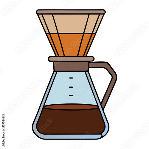 A pour-over brewer is a simple coffee maker where hot water is poured over coffee grounds in a filter, allowing fresh, clean coffee to drip into your mug below.
