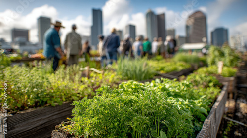 Urban Rooftop Garden