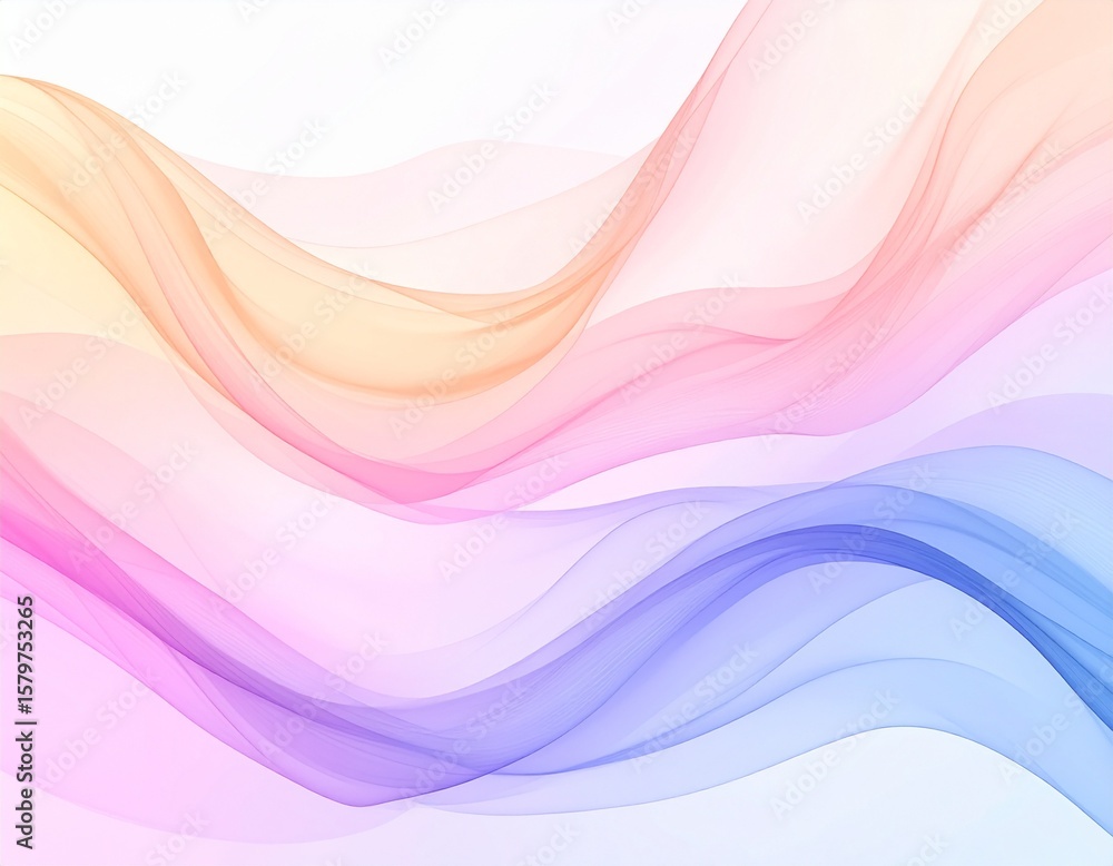 Fototapeta premium Soft pastel mesh for UI-UX use