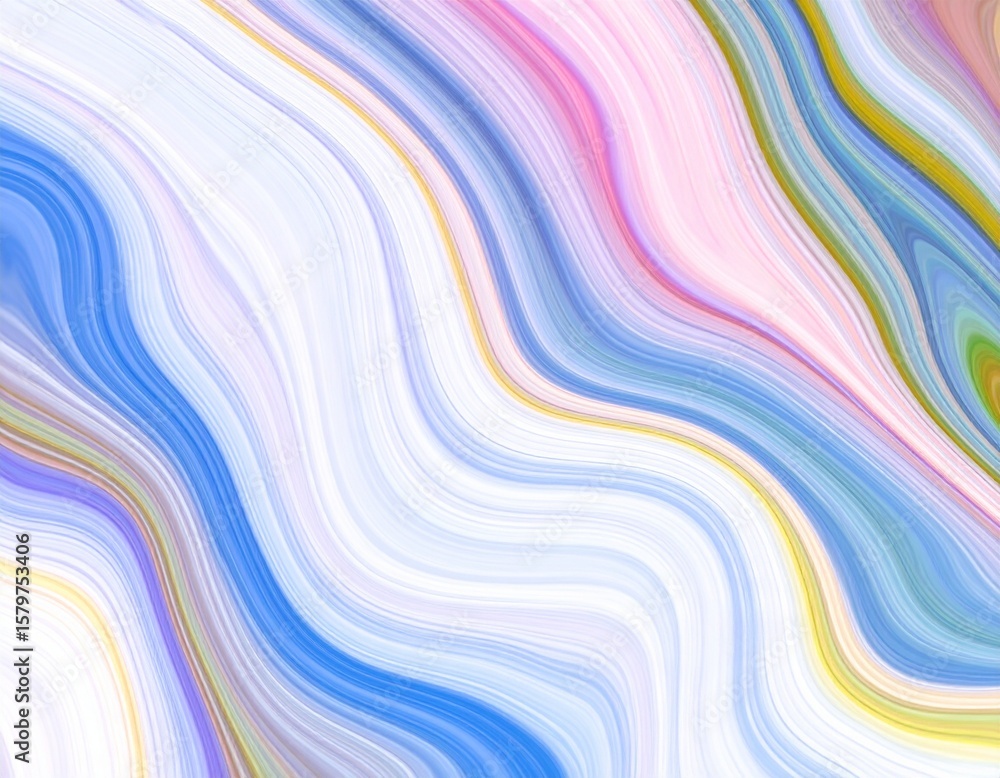 Fototapeta premium Fluid marble texture with glossy effect